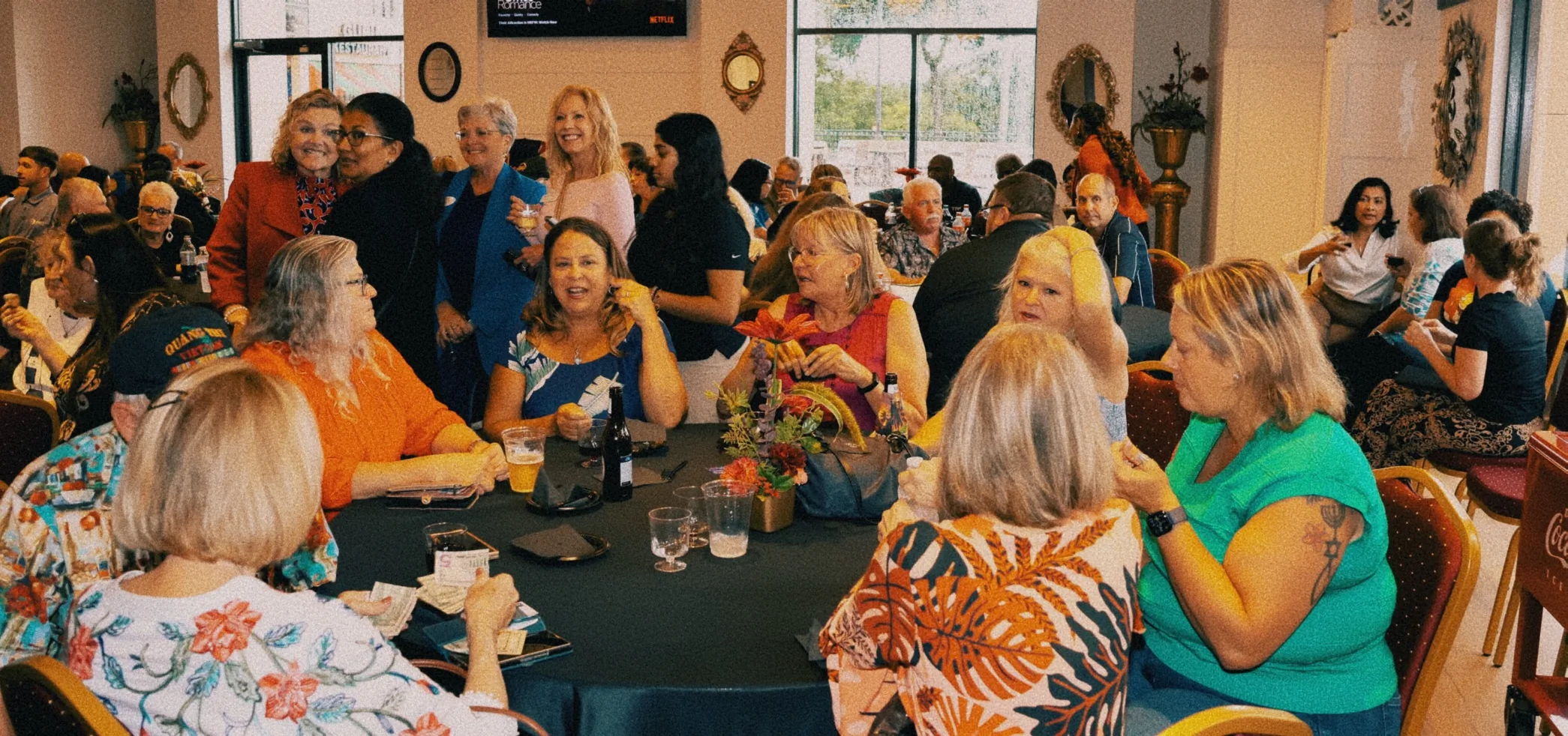 Candid moment from The Venue Clermont grand opening and ribbon cutting celebration